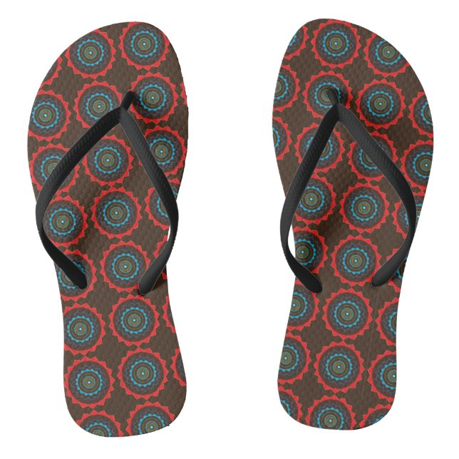 Mandala Flip Flops (Footbed)