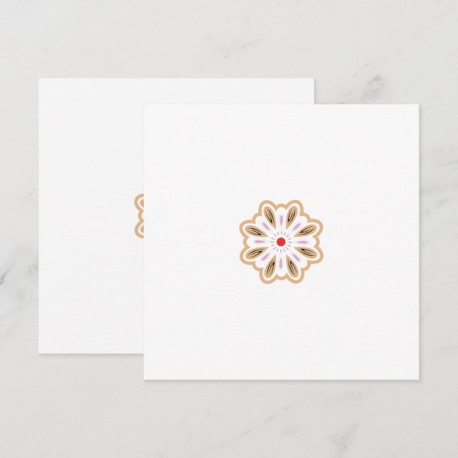 Mandala Flower Art Print | Boho Decor Announcement (Front/Back)