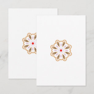 Mandala Flower Art Print   Boho Decor Card