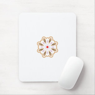 Mandala Flower Art Print Boho Decor Mouse Mat