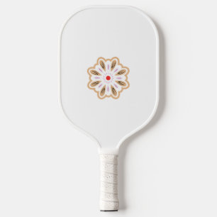 Mandala Flower Art Print Boho Decor Pickleball Paddle