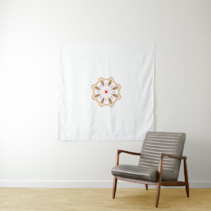 Mandala Flower Art Print Boho Decor Tapestry
