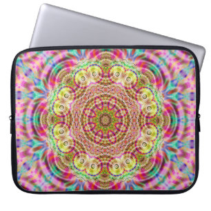 Mandala Flower: Artistic Design Laptop Sleeve