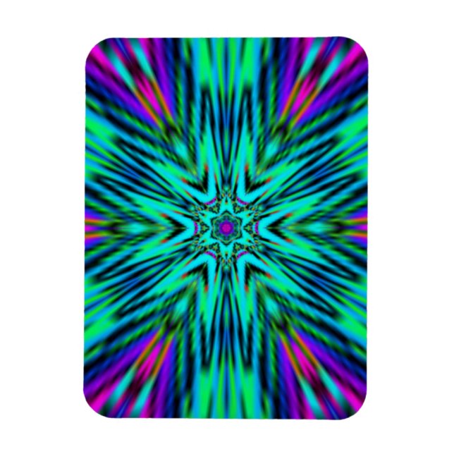  Mandala flower design Magnet (Vertical)