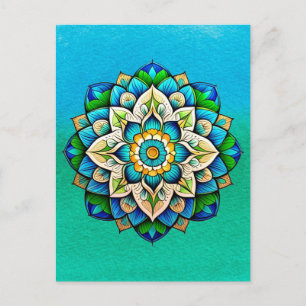 Mandala / Flower Design  Postcard
