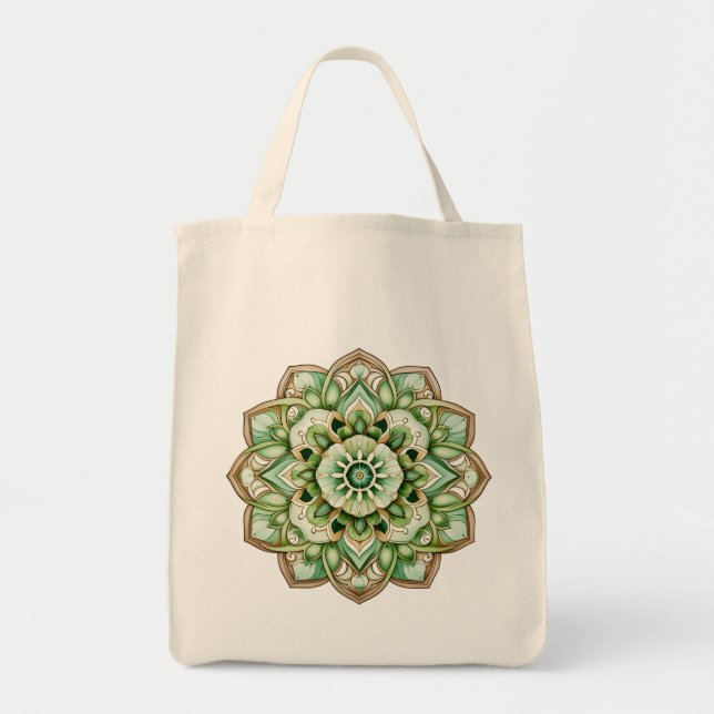 Mandala / Flower Design  Tote Bag (Front)