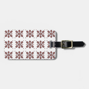 Mandala Flower Pattern Luggage Tag