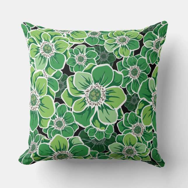 Mandala Flowers 3 Cushion (Front)