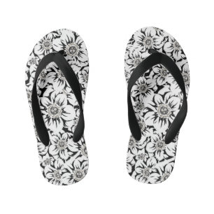 Mandala Flowers 6 Kid's Flip Flops