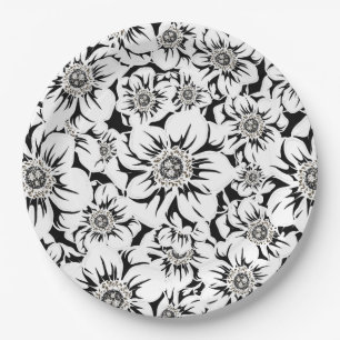 Mandala Flowers 6 Paper Plate