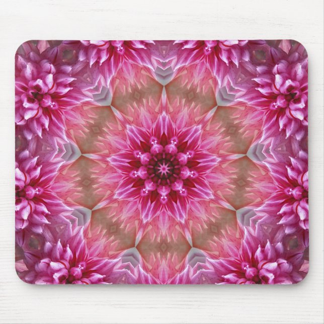 MANDALA FLOWERS MOUSE MAT (Front)