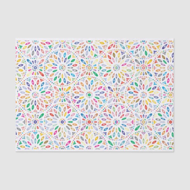mandala flowers tissue paper (Front)
