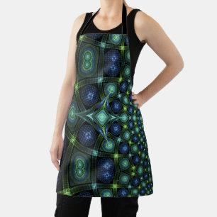 Mandala Fractal Art Psychedelic Lights Apron