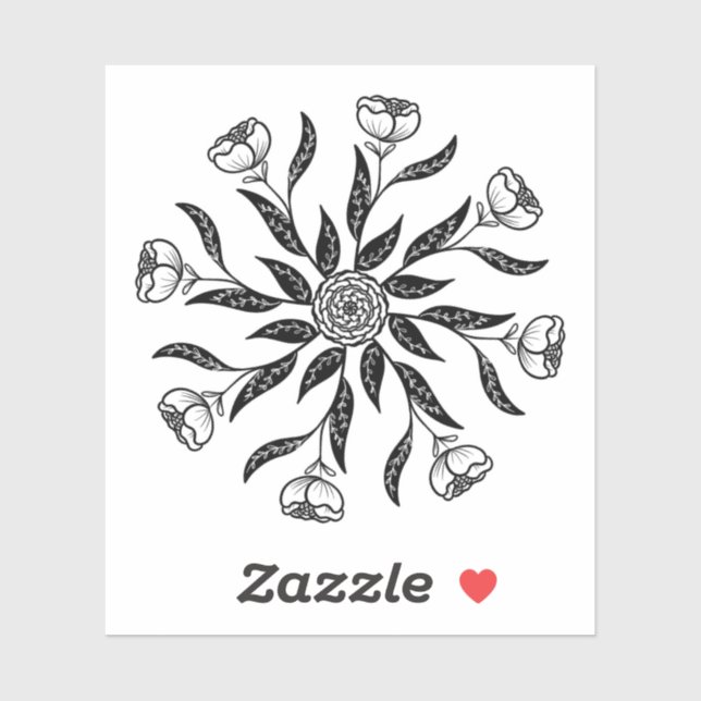 Mandala Geometric Flower (Sheet)