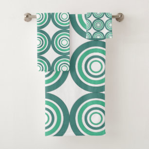 Mandala Geometric Pattern Bath Towel Set