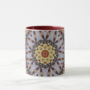 Mandala Geometric Rosette Retro Hippie Mug