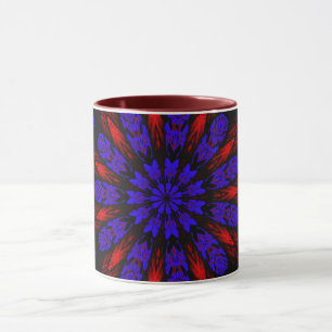 Mandala Geometric Rosette Retro Hippie Mug