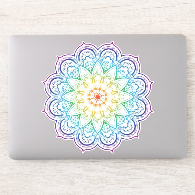 Mandala geometric Sticker (Computer)
