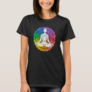 Mandala Geometry Spiritual Graphic T-Shirt