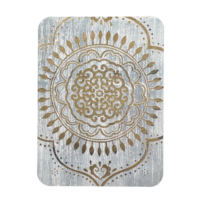 Mandala Gold Design Magnet (Vertical)