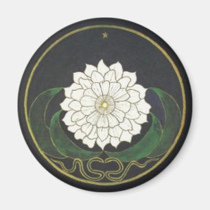 Mandala Golden Flower Magnet