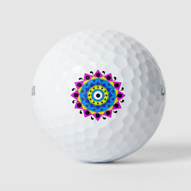 Mandala Golf Balls (Front)
