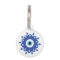 Mandala Greek Evil Eye Blue White