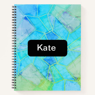Mandala Green Chalk Sketch Notebook