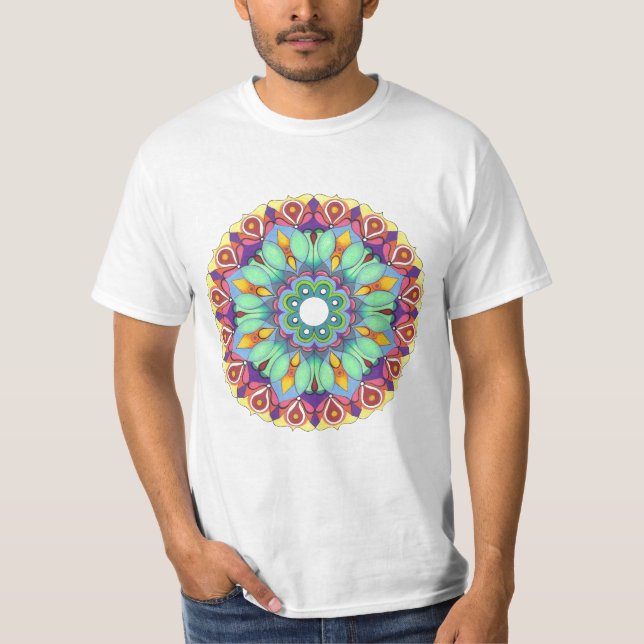 Mandala Green T-Shirt (Front)