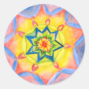 Mandala Hand painted Design Sticker
