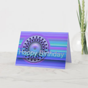 Mandala Happy Birthday card