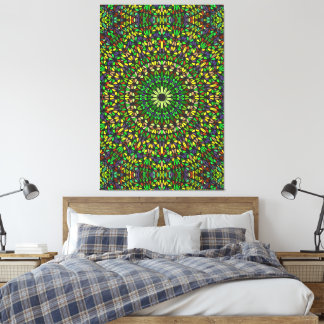 Mandala Harmony – Premium Wrapped Canvas Elegance
