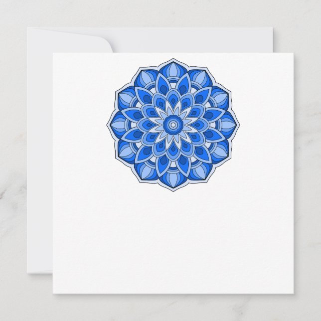 Mandala in blue (Front)