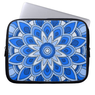 Mandala in blue Electronics Bag