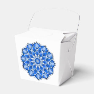 Mandala in blue favour box