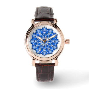 Mandala in blue watch