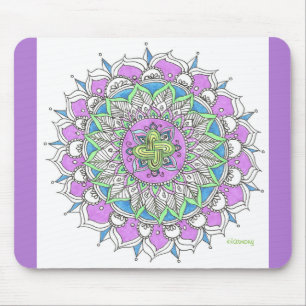 Mandala in Harmony Mouse Mat
