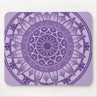 Mandala in Purple Mouse Mat