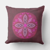 Mandala in Shades Of Pink | Premium Throw Pillow