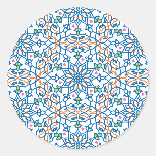 Mandala Inspiration 3 Classic Round Sticker (Front)
