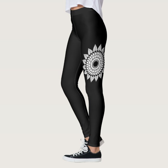 Mandala inspired leggings (Left)