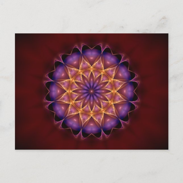Mandala Kalakupua 1 Postcard (Front)