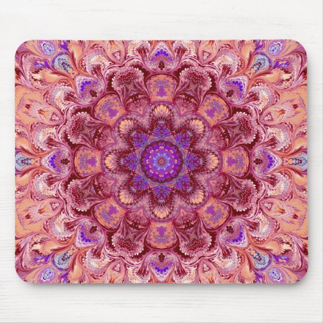 Mandala Kaleidoscope Mousepad (Front)