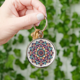 Mandala Key Chain