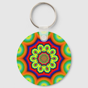 Mandala Key Ring