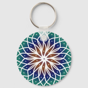 Mandala Key Ring