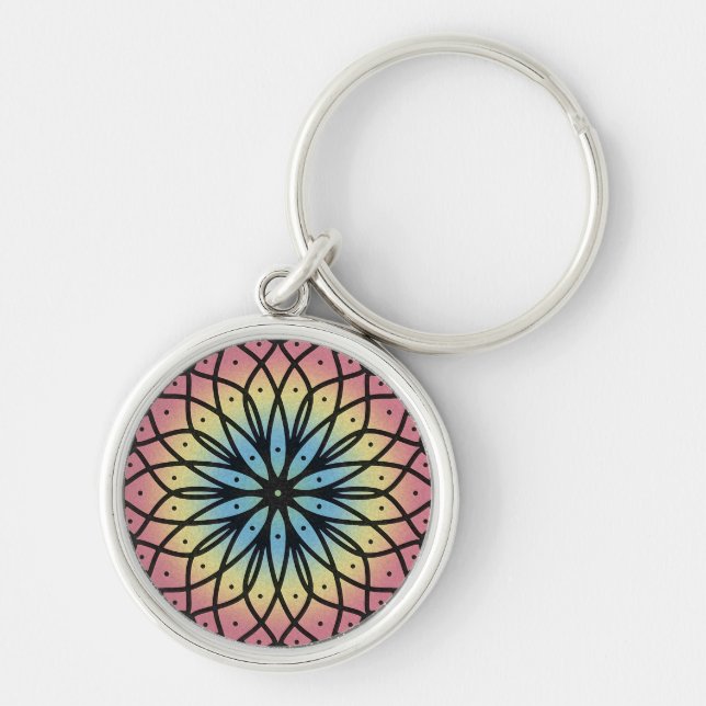 Mandala Key Ring (Front)