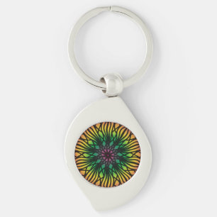Mandala Key Ring