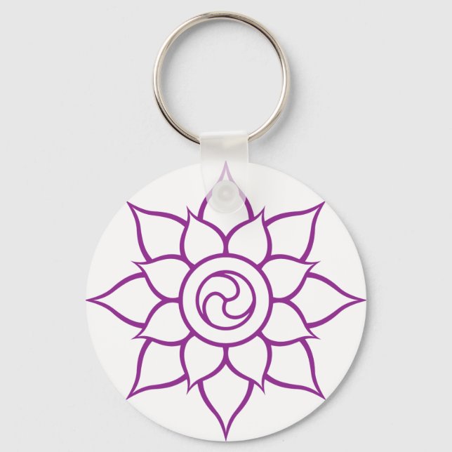 Mandala Key Ring (Front)