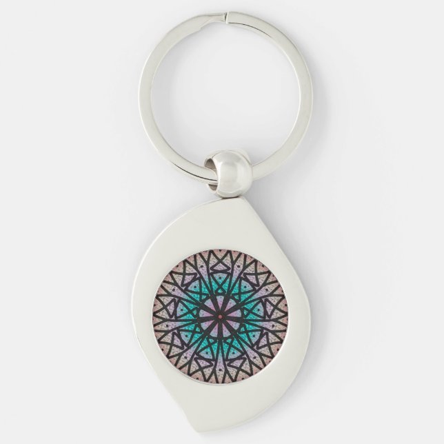 Mandala Key Ring (Front)